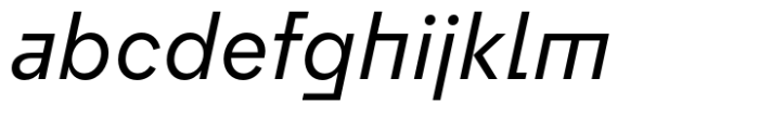 Flink Neue Bauhaus Cnd Regular Italic Font LOWERCASE