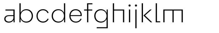 Flink Neue Bauhaus Light Font LOWERCASE