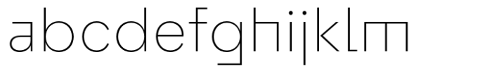 Flink Neue Bauhaus XLight Font LOWERCASE
