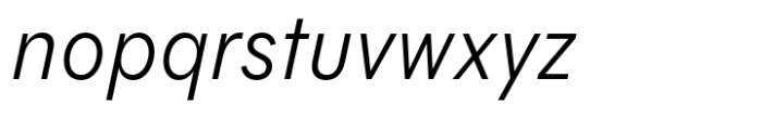 Flink Neue Cmp Book Italic Font LOWERCASE