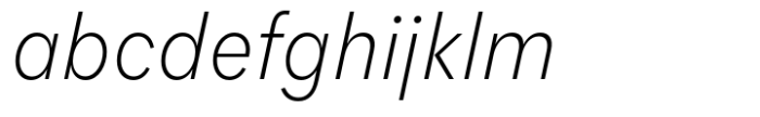Flink Neue Cmp Light Italic Font LOWERCASE