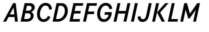 Flink Neue Cmp Medium Italic Font UPPERCASE