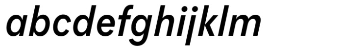 Flink Neue Cmp Medium Italic Font LOWERCASE