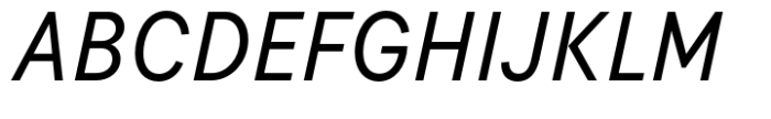 Flink Neue Cmp Regular Italic Font UPPERCASE