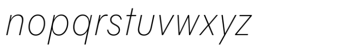 Flink Neue Cmp XLight Italic Font LOWERCASE