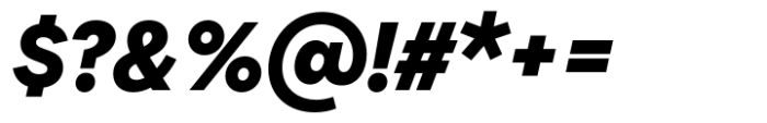 Flink Neue Cnd XBold Italic Font OTHER CHARS
