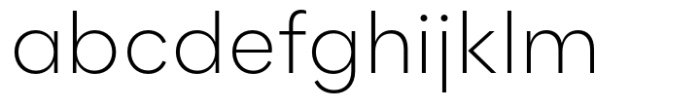 Flink Neue Light Font LOWERCASE