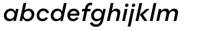 Flink Neue Medium Italic Font LOWERCASE