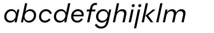 Flink Neue Regular Italic Font LOWERCASE