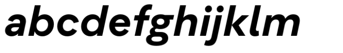 Flink Neue Text Bold Italic Font LOWERCASE