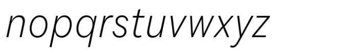 Flink Neue Text Cmp Light Italic Font LOWERCASE