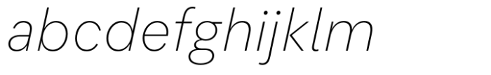 Flink Neue Text Cnd XLight Italic Font LOWERCASE
