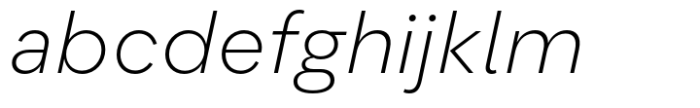 Flink Neue Text Light Italic Font LOWERCASE