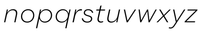 Flink Neue Text Light Italic Font LOWERCASE