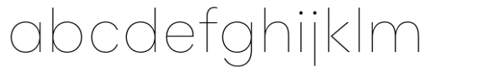 Flink Neue Thin Font LOWERCASE