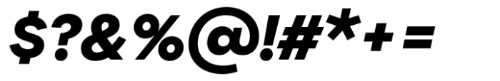 Flink Neue XBold Italic Font OTHER CHARS