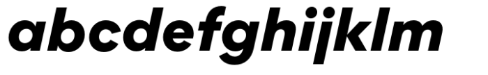 Flink Neue XBold Italic Font LOWERCASE