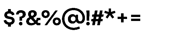 Flink Slab Bold Font OTHER CHARS