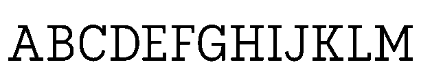 Flink Slab Cmp Book Font UPPERCASE