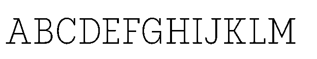 Flink Slab Cmp Light Font UPPERCASE