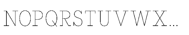 Flink Slab Cmp Thin Font UPPERCASE
