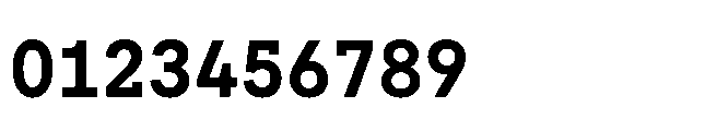 Flink Slab Cnd Bold Font OTHER CHARS