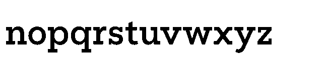 Flink Slab Cnd Medium Font LOWERCASE