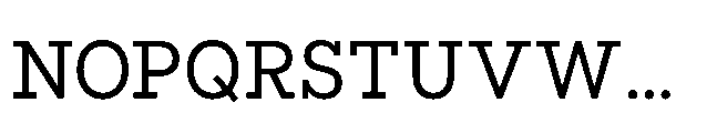 Flink Slab Cnd Regular Font UPPERCASE