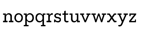 Flink Slab Cnd Regular Font LOWERCASE