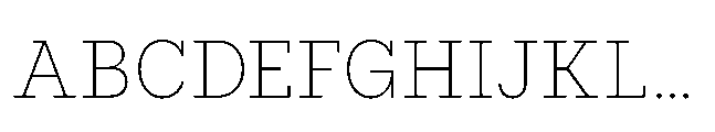 Flink Slab Cnd XLight Font UPPERCASE