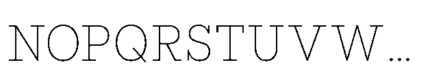 Flink Slab Cnd XLight Font UPPERCASE