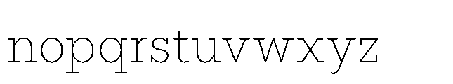 Flink Slab Cnd XLight Font LOWERCASE