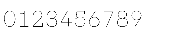 Flink Slab Thin Font OTHER CHARS
