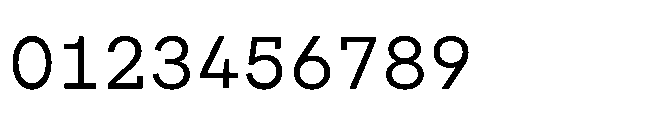 Flink Slab VF Thin Font OTHER CHARS