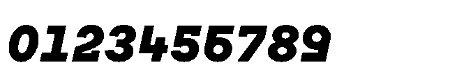 Flink Slab Voltage Black Italic Font OTHER CHARS