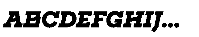 Flink Slab Voltage Black Italic Font UPPERCASE