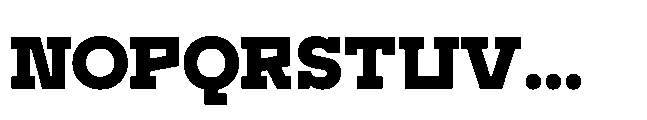Flink Slab Voltage Black Font UPPERCASE