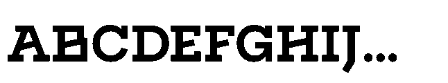Flink Slab Voltage Bold Font UPPERCASE