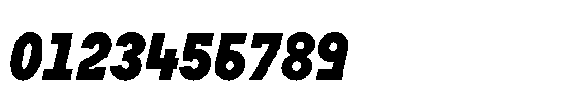 Flink Slab Voltage Cmp Black Italic Font OTHER CHARS
