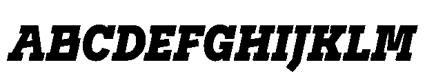 Flink Slab Voltage Cmp Black Italic Font UPPERCASE