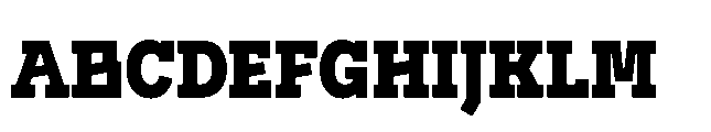 Flink Slab Voltage Cmp Black Font UPPERCASE