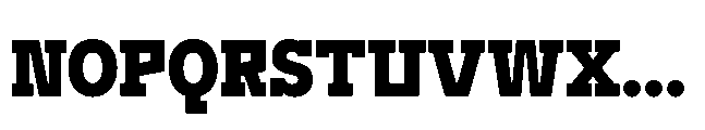 Flink Slab Voltage Cmp Black Font UPPERCASE