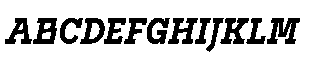 Flink Slab Voltage Cmp Bold Italic Font UPPERCASE