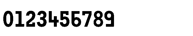 Flink Slab Voltage Cmp Bold Font OTHER CHARS