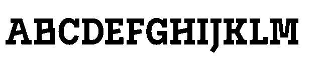 Flink Slab Voltage Cmp Bold Font UPPERCASE
