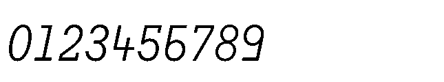 Flink Slab Voltage Cmp Book Italic Font OTHER CHARS