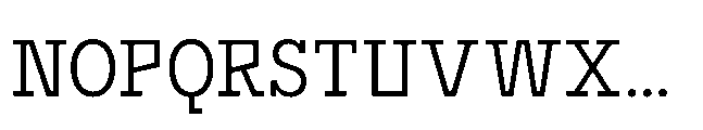 Flink Slab Voltage Cmp Book Font UPPERCASE