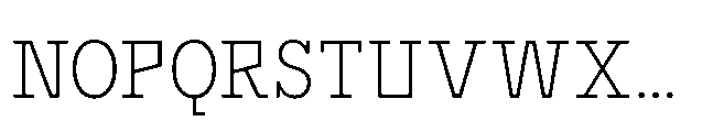 Flink Slab Voltage Cmp Light Font UPPERCASE