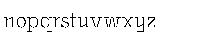 Flink Slab Voltage Cmp Light Font LOWERCASE