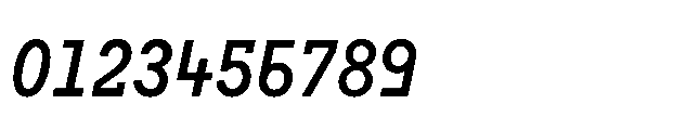 Flink Slab Voltage Cmp Medium Italic Font OTHER CHARS